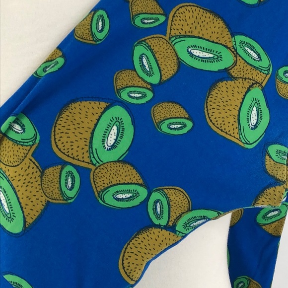 Lularoe Tall & Curvy Kiwi Print Leggings - Picture 2 of 4